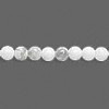 2mm White Howlite ROUND Beads - 16" Strand