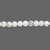 4mm White Howlite ROUND Beads