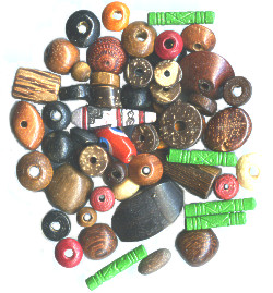 Assorted Wood BEAD MIX