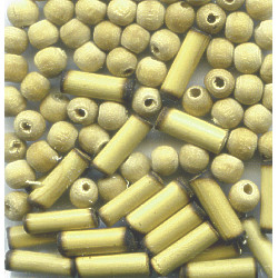 4mm - 10mm Natural Wood BEAD MIX