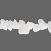 34" Strand White Marble CHIP/NUGGET Beads