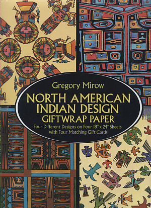 Gregory Mirow *North American Indian Design* Gift Wrap Papers