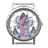 1-1/4" dia. Nickel Southwest Maiden WATCH FACE Component