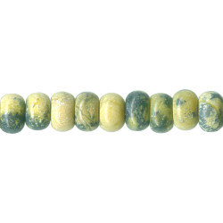 4x6mm Yellow Turquoise RONDELL Beads