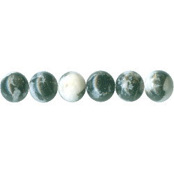 8mm Mexican Zebra Jasper ROUND Beads